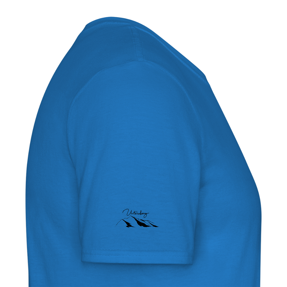 Untersberg Männer Premium T-Shirt vers. Farben 4xDruck Schwarz - Royalblau