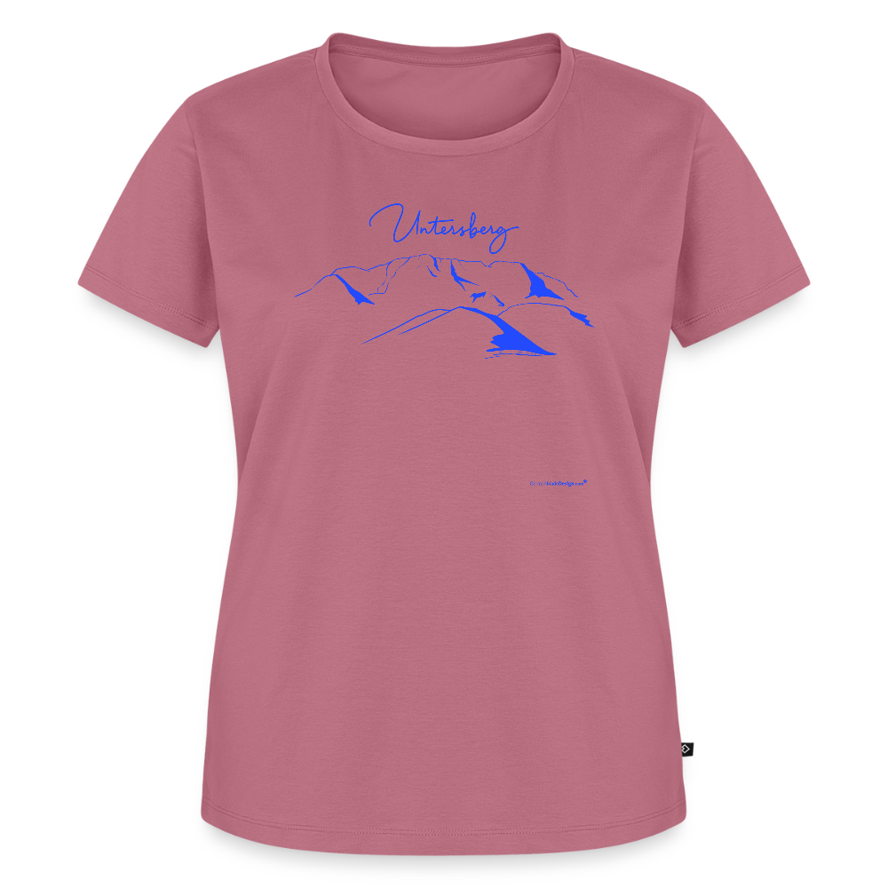 Untersberg Frauen Premium T-Shirt vers. Farben Azurblau - Mauve