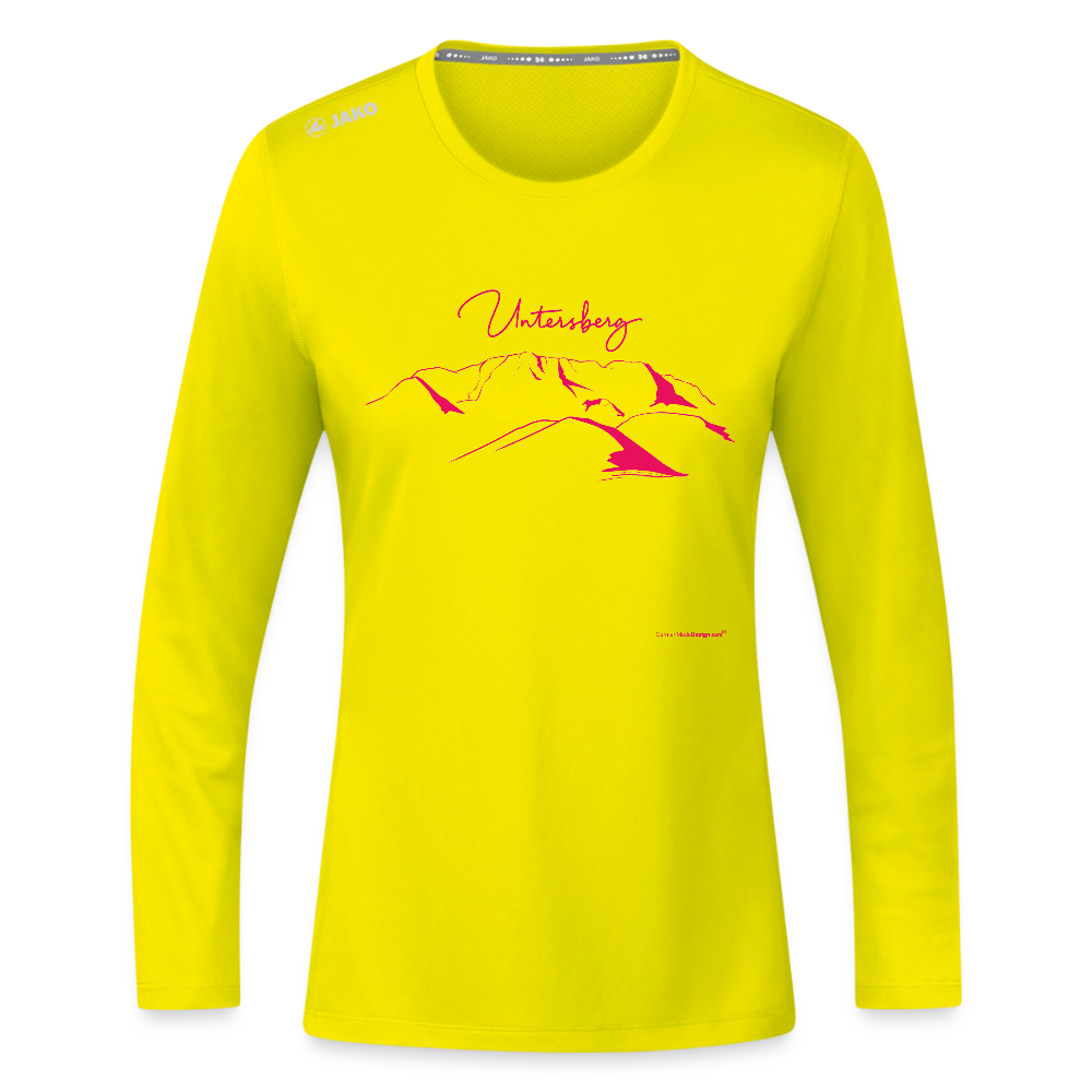 JAKO Frauen Longsleeve Run 2.0 - Neongelb