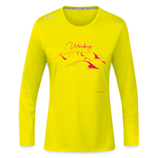 JAKO Frauen Longsleeve Run 2.0 - Neongelb