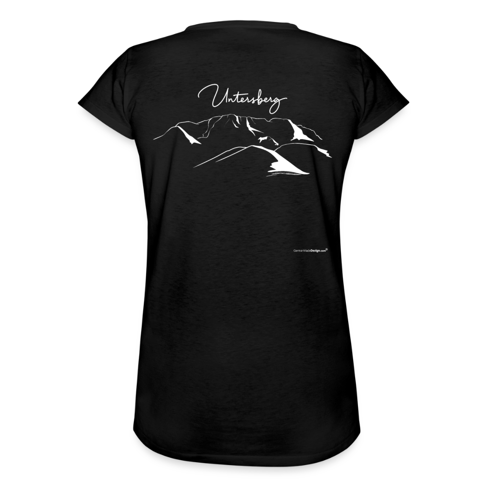 Frauen Vintage Untersberg T-Shirt - Schwarz