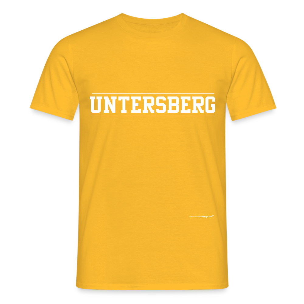 Männer Untersberg T-Shirt - Gelb