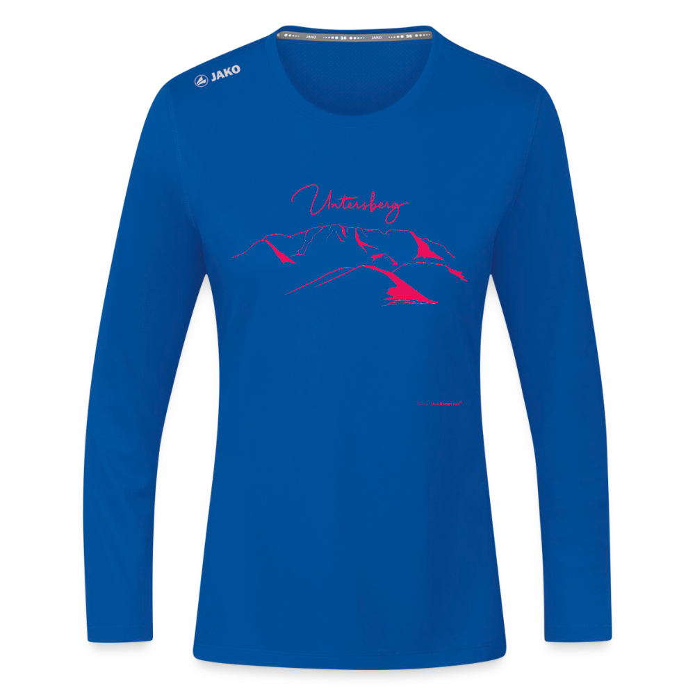JAKO Frauen Longsleeve Run 2.0 - Royalblau