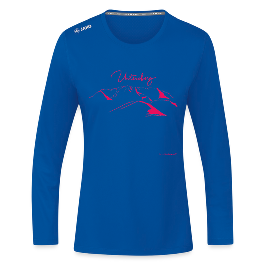 JAKO Frauen Longsleeve Run 2.0 - Royalblau