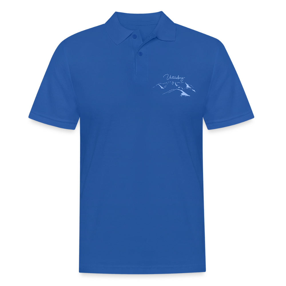 Männer Poloshirt Untersberg in Navyblau - Royalblau