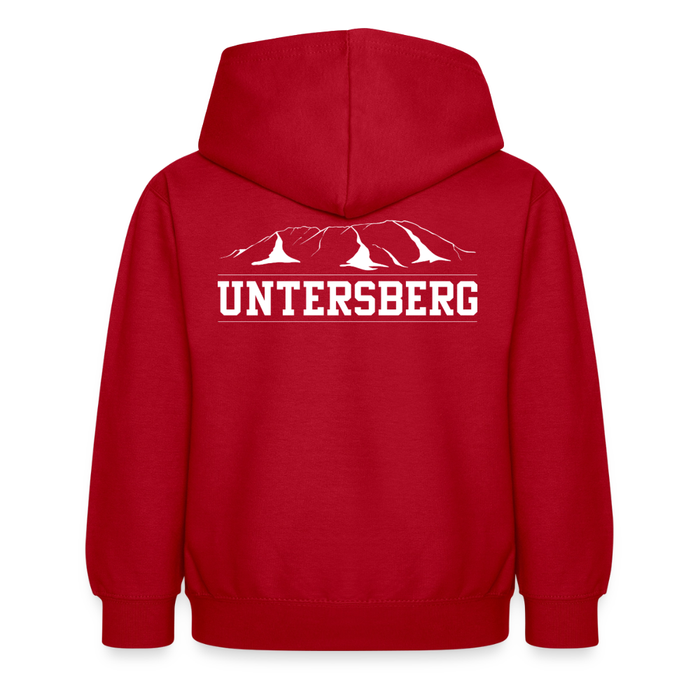 Kinder Untersberg Hoodie - Rot