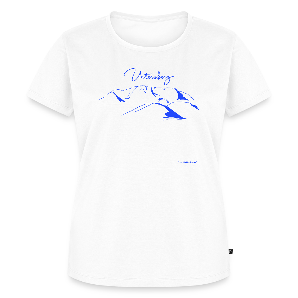 Untersberg Frauen Premium T-Shirt vers. Farben Azurblau - Weiß