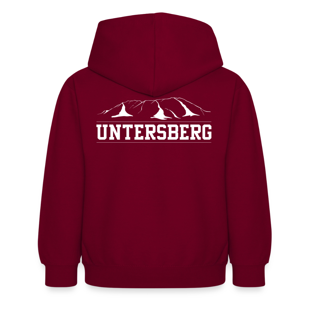 Kinder Untersberg Hoodie - Bordeaux