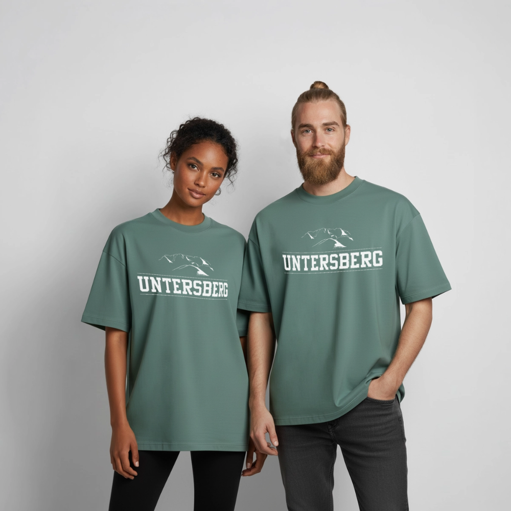 Heavyweight Unisex Boxy T-Shirt von stanley/stella - Grüner Bucht