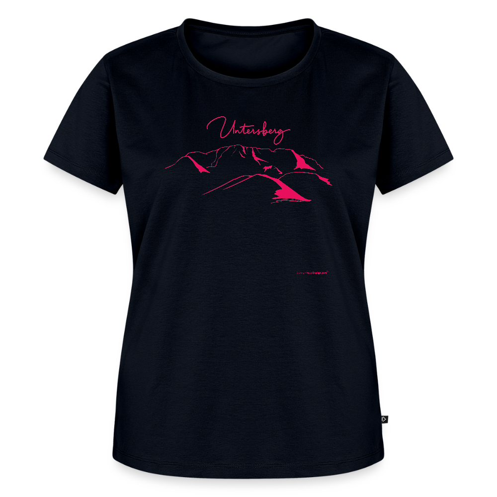 Untersberg Frauen Premium T-Shirt vers. Farben Pink - Navy