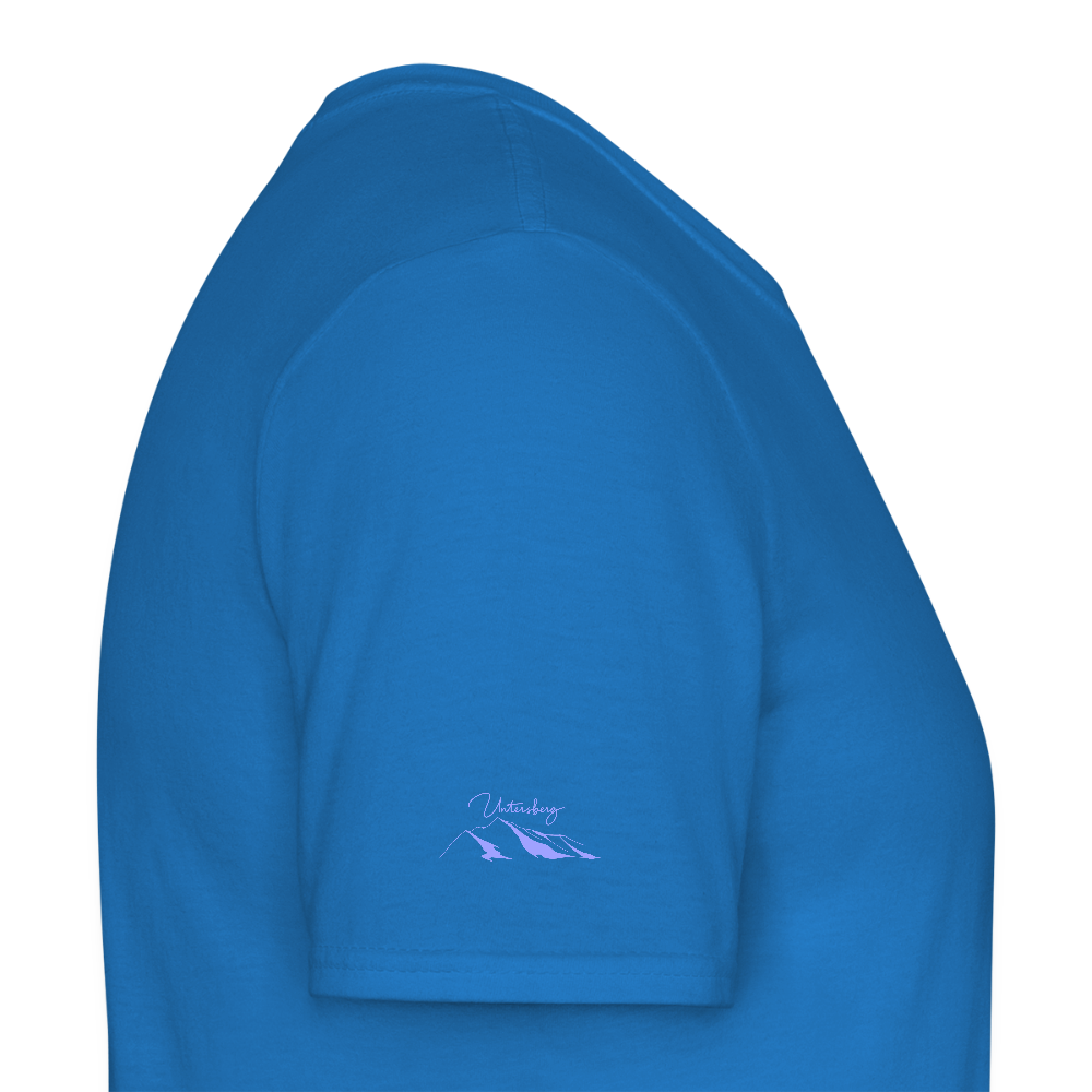 Untersberg Männer Premium T-Shirt Royalblau 4xDruck Hellblau - Royalblau