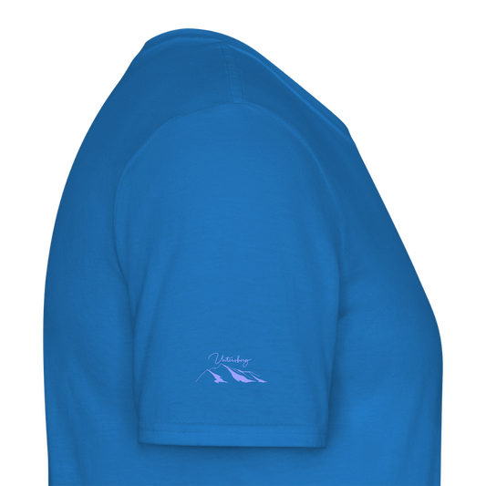 Untersberg Männer Premium T-Shirt Royalblau 4xDruck Hellblau - Royalblau