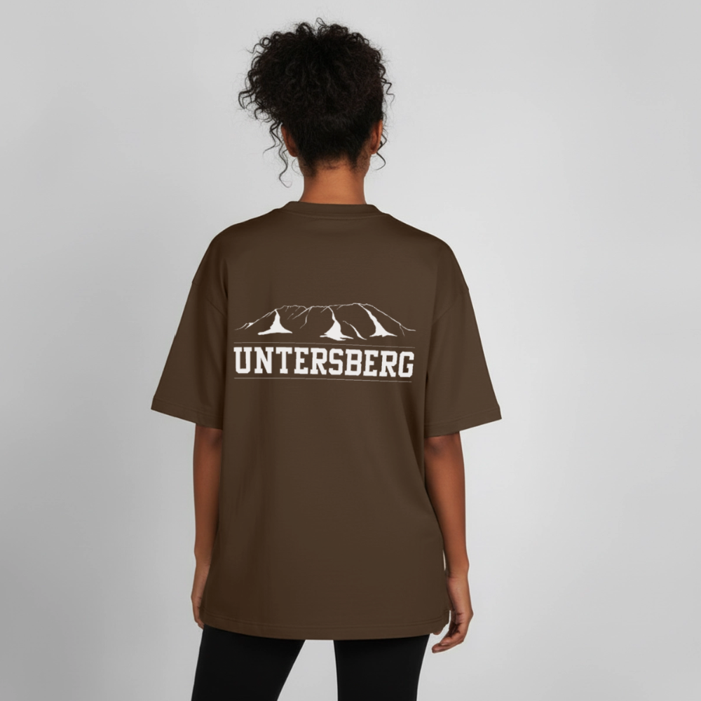 Heavyweight Unisex Boxy T-Shirt von stanley/stella - Dunkelbraun