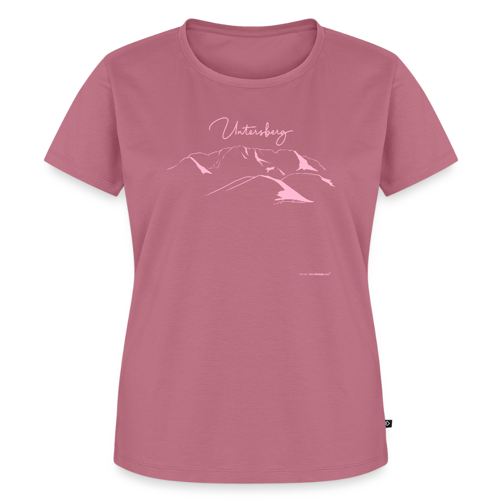 Untersberg Frauen Premium T-Shirt vers. Farben 1xDruck Rosa - Mauve