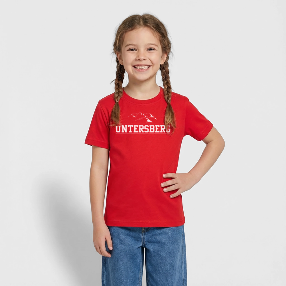 Kinder Untersberg T-Shirt von Russell - Rot