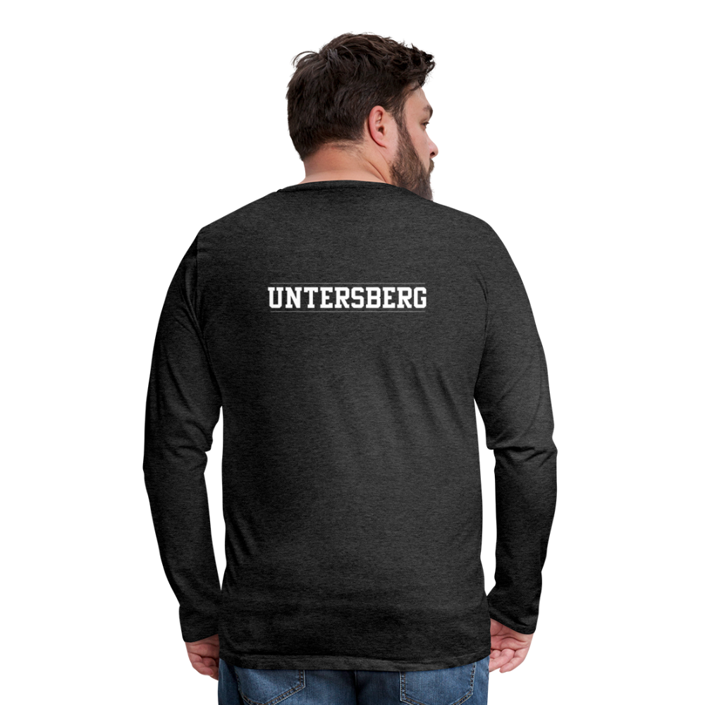 Männer Premium Langarmshirt - Anthrazit