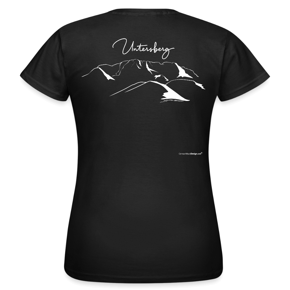 Untersberg Frauen T-Shirt vers. Farben 2xDruck weiß - Schwarz