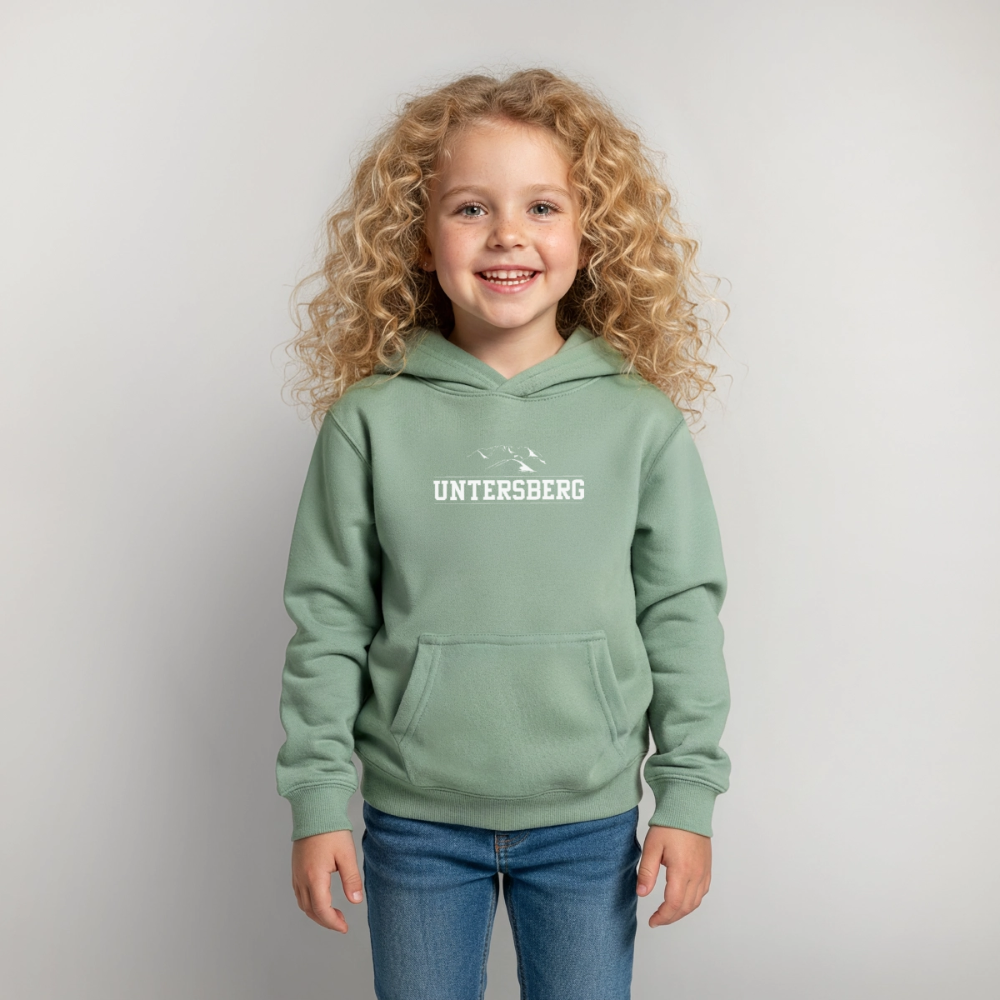 Kinder Untersberg Hoodie - Graugrün