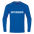 Untersberg Männer JAKO Langarmshirt vers. Farben 1xDruck weiß - Royalblau