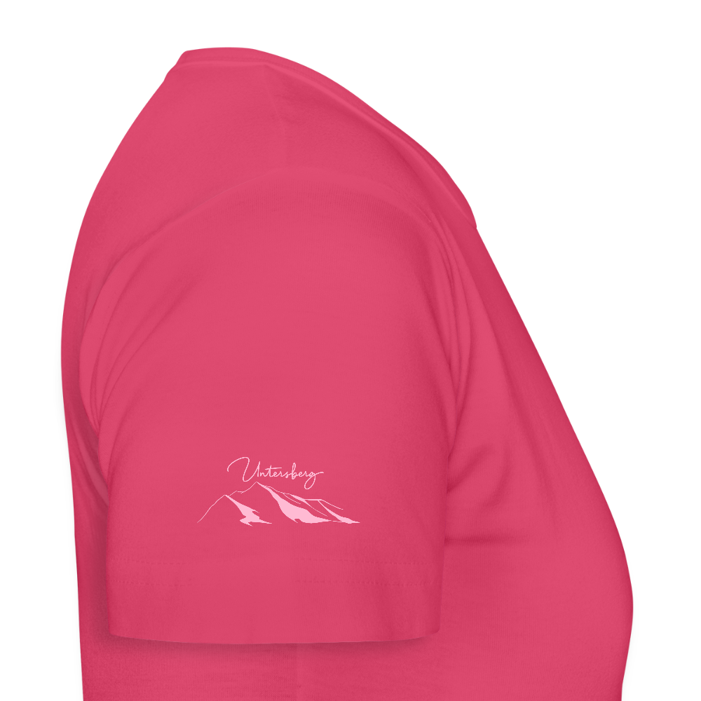 Untersberg Frauen Premium T-Shirt Azalea 4xDruck Rosa - Azalea