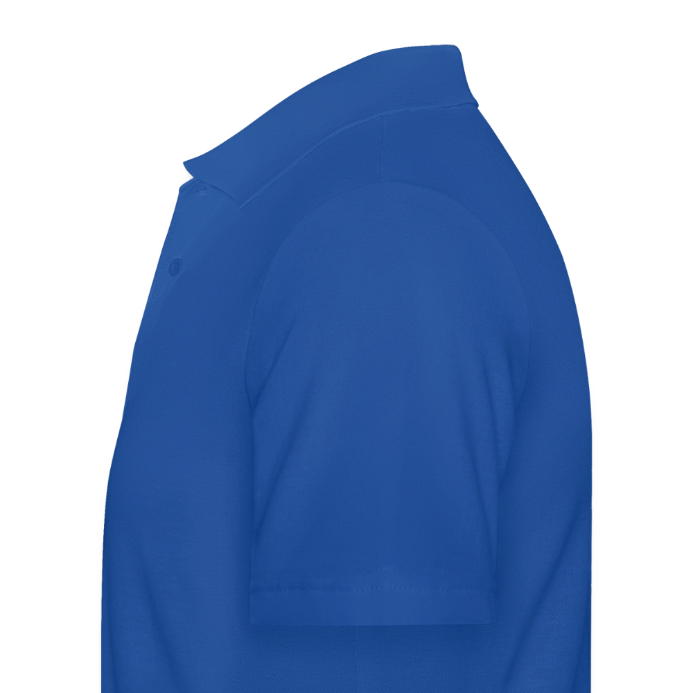 Untersberg Männer Poloshirt Royalblau 2xDruck weiß - Royalblau