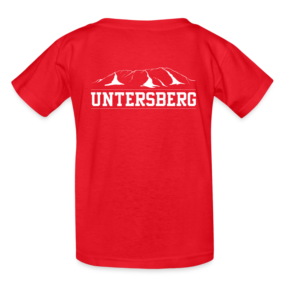 Kinder Untersberg T-Shirt von Russell - Rot