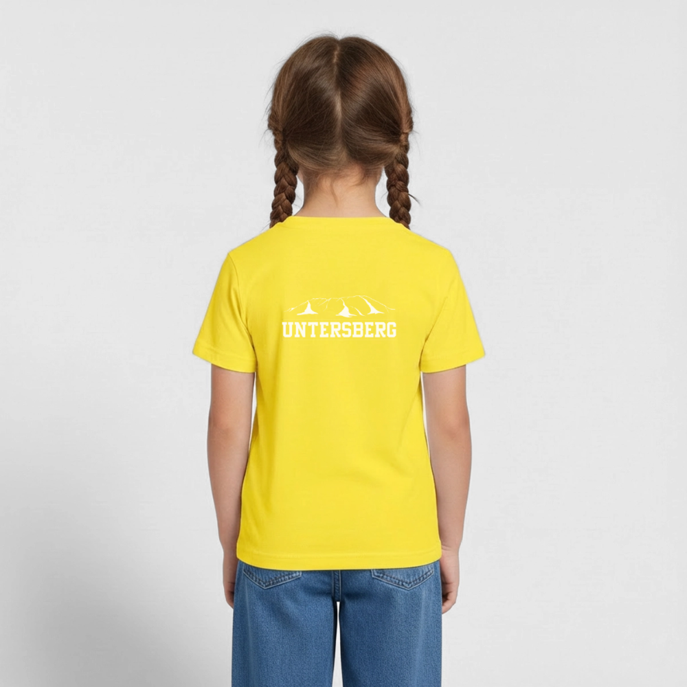 Kinder Untersberg T-Shirt von Russell - Gelb