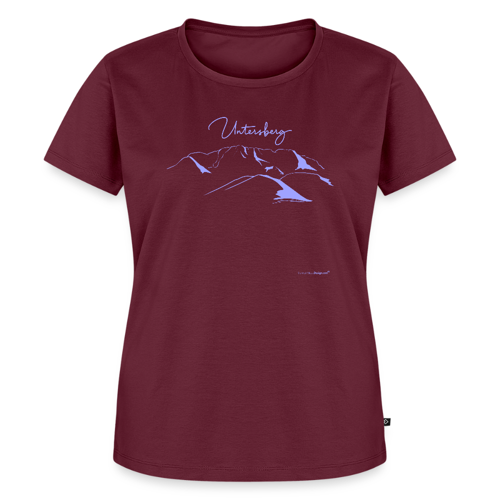 Untersberg Frauen Premium T-Shirt vers. Farben hellblau - Burgunderrot