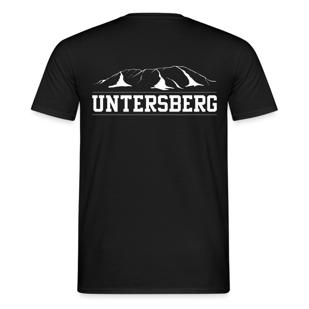 Männer Untersberg T-Shirt - Schwarz