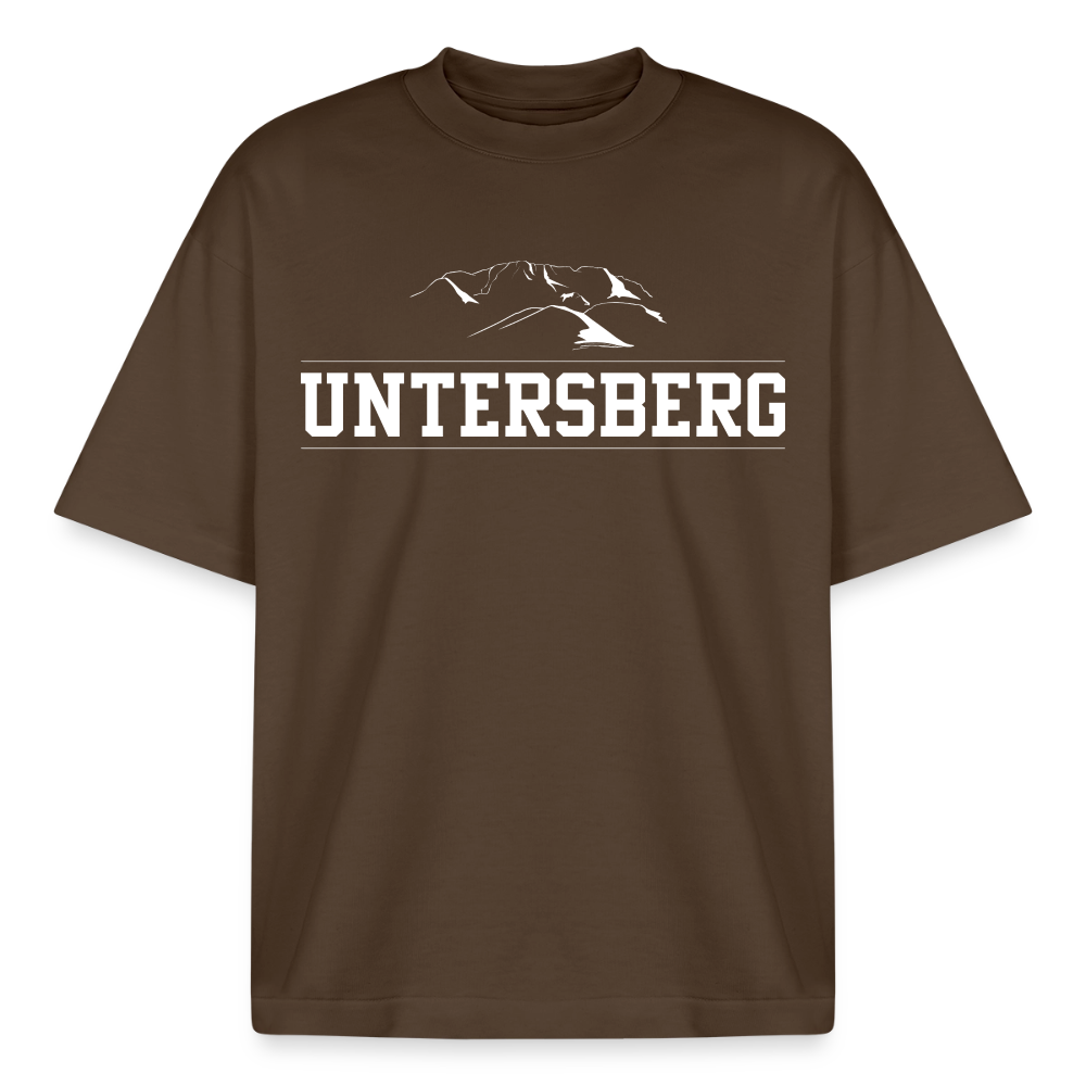Heavyweight Unisex Boxy T-Shirt von stanley/stella - Dunkelbraun