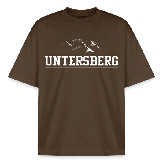 Heavyweight Unisex Boxy T-Shirt von stanley/stella - Dunkelbraun