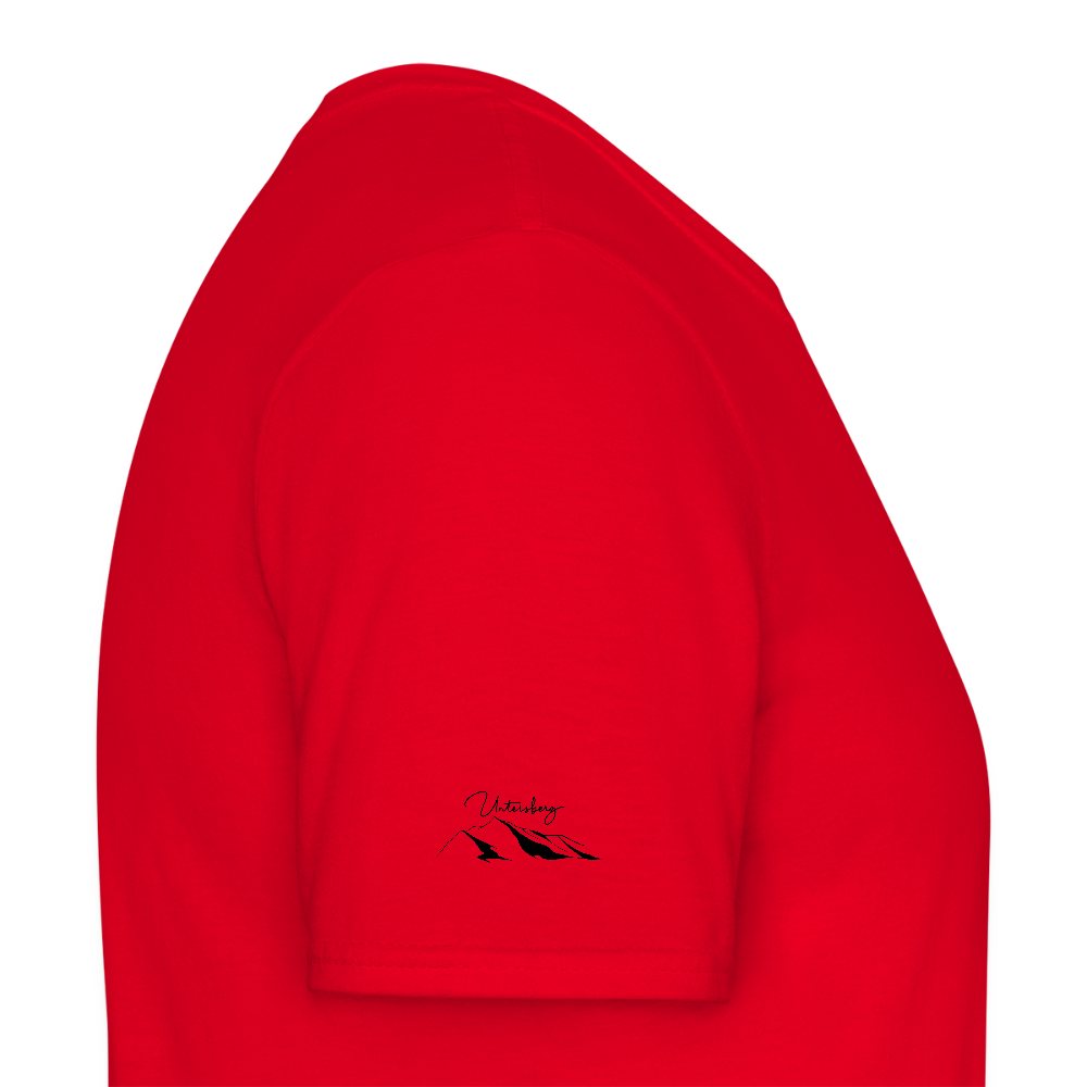Untersberg Männer Premium T-Shirt vers. Farben 4xDruck Schwarz - Rot