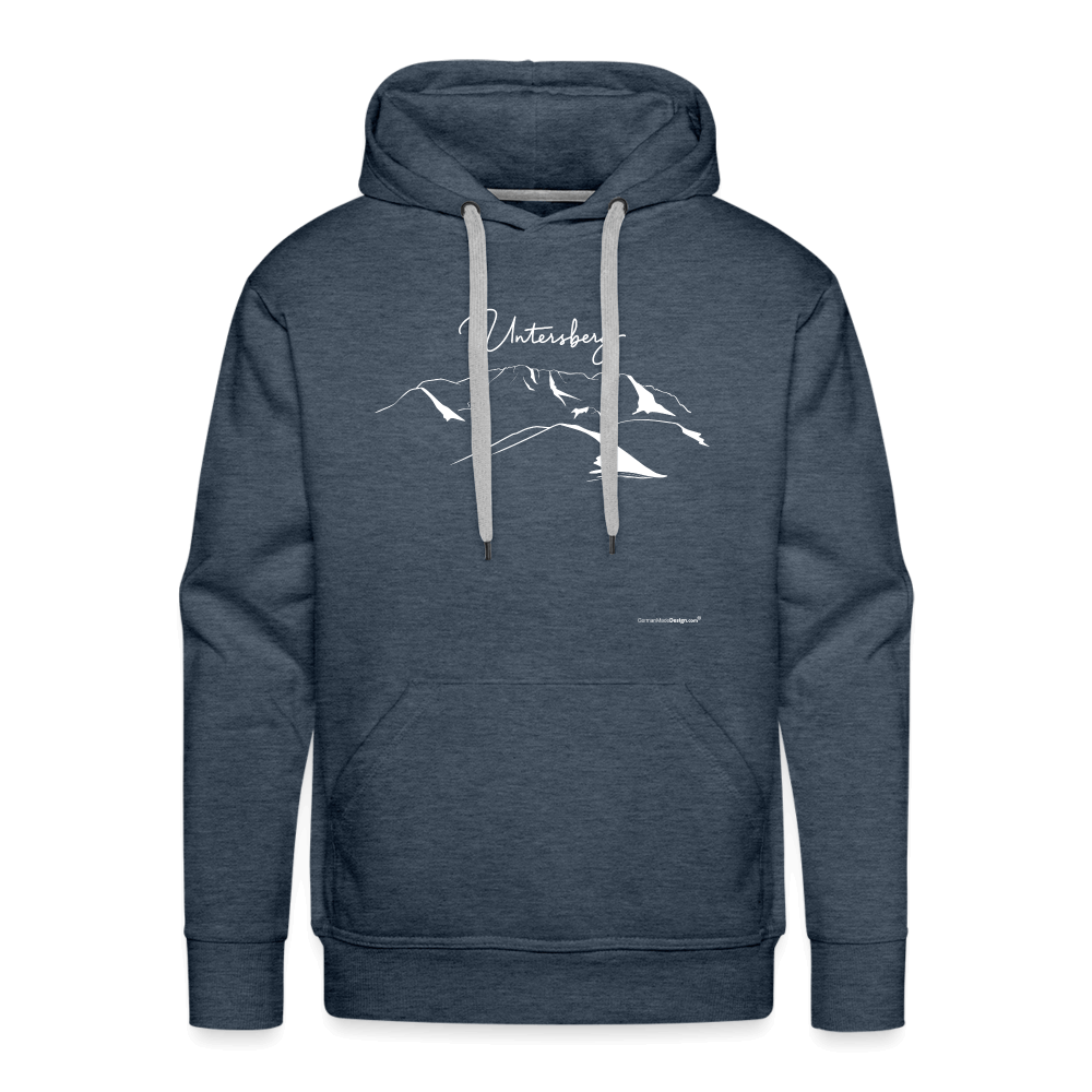 Männer Premium Hoodie - Jeansblau