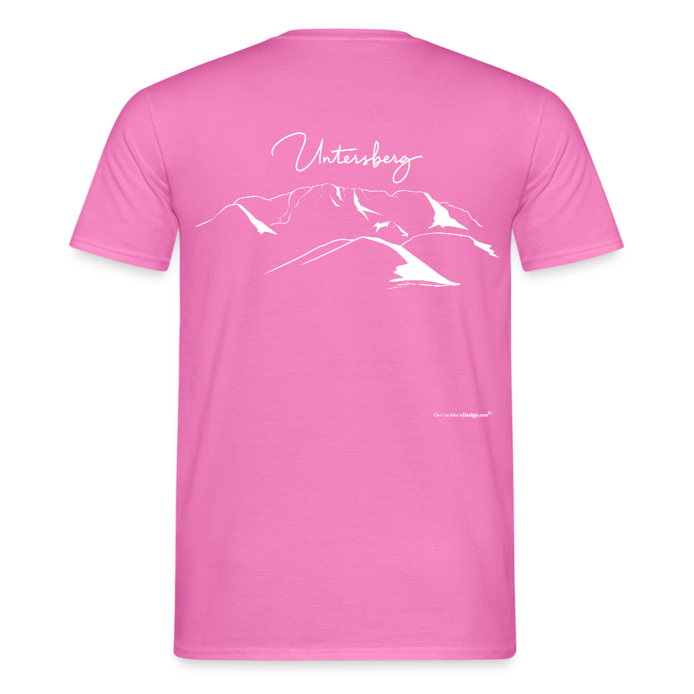 UNTERSBERG Schriftzug - Männer T-Shirt Premium Qualität - Pink
