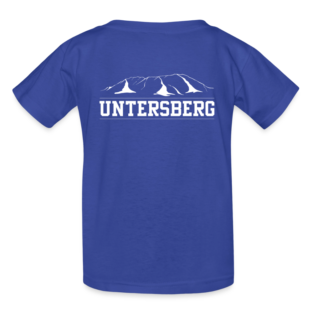 Kinder Untersberg T-Shirt von Russell - Royalblau