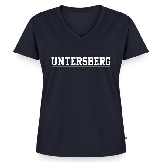 Frauen Bio-T-Shirt mit V-Ausschnitt von Stanley & Stella - Navy