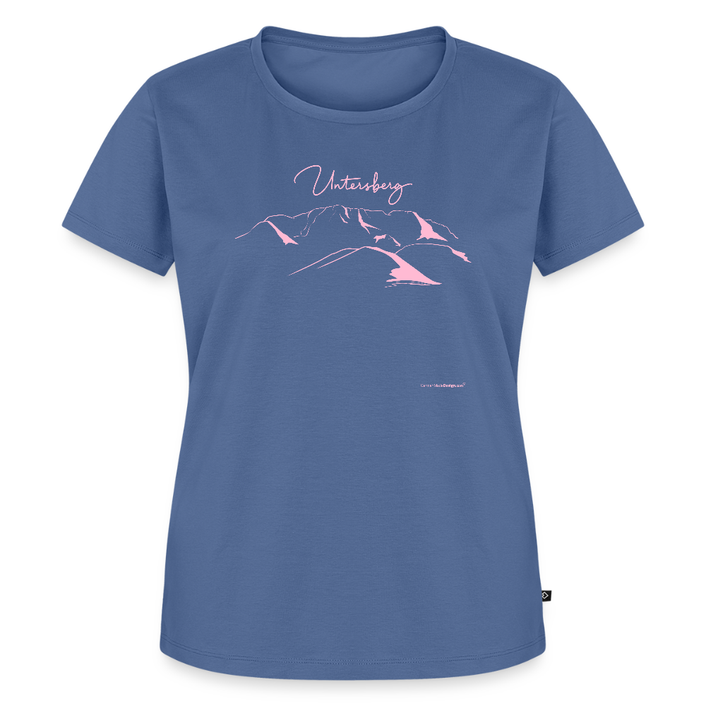 Untersberg Frauen Premium T-Shirt vers. Farben 1xDruck Rosa - Taubenblau