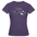 Untersberg Frauen Premium T-Shirt vers. Farben 4xDruck Weiss - Dunkellila