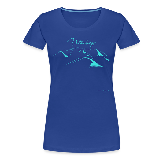 Untersberg Frauen Premium T-Shirt vers. Farben Türkis - Königsblau