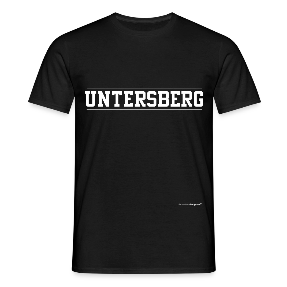Männer Untersberg T-Shirt - Schwarz