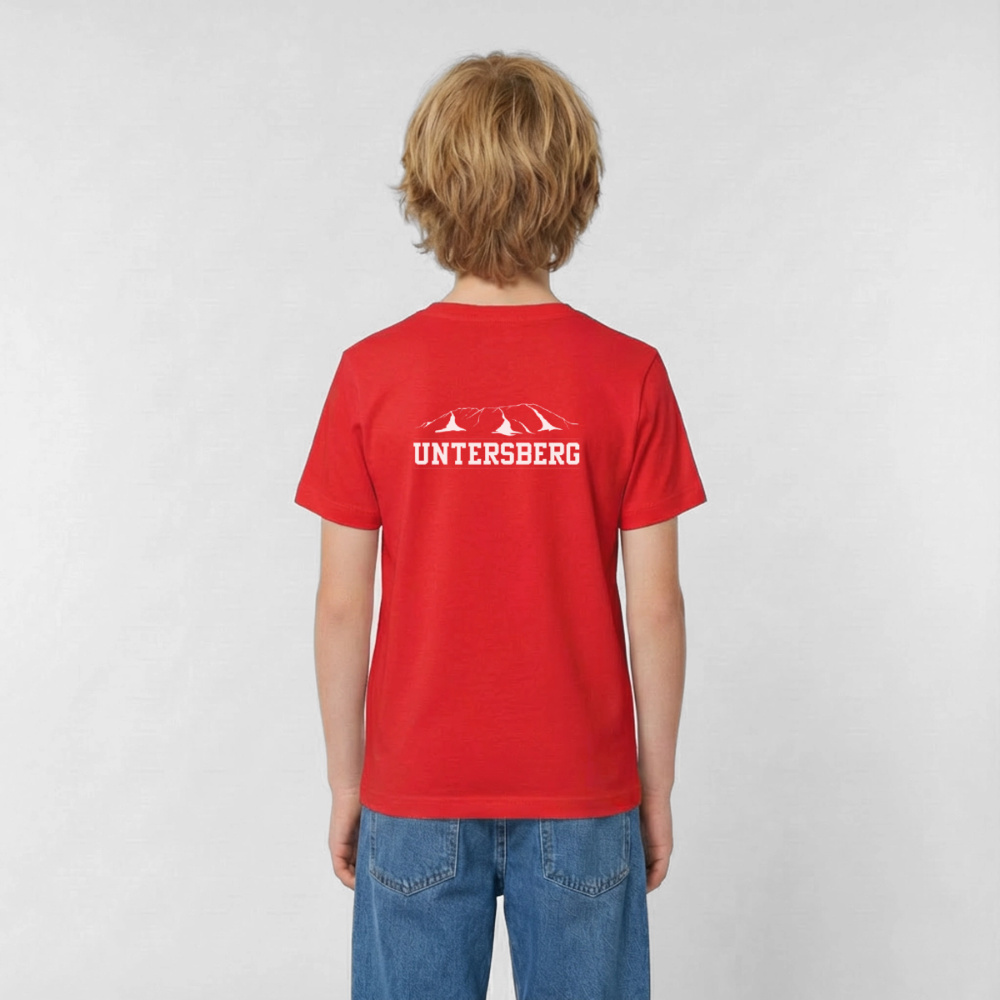 Kinder Untersberg T-Shirt von Russell - Rot