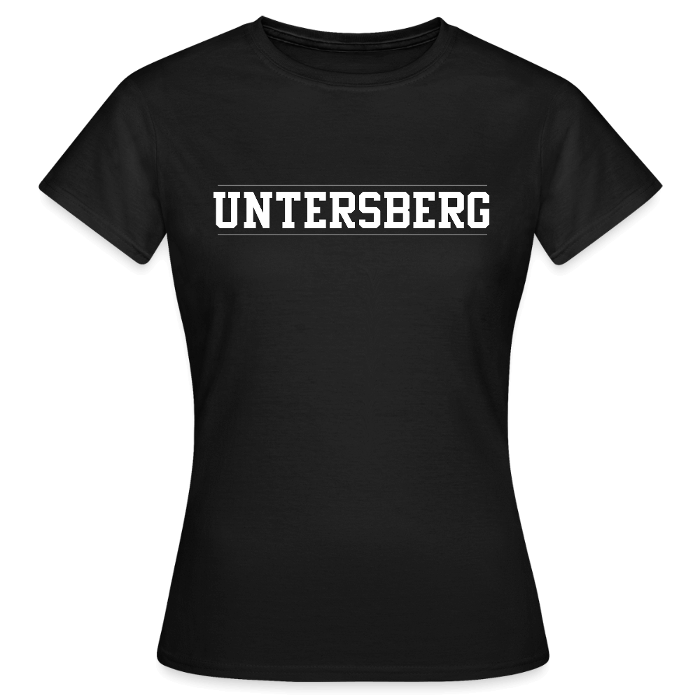 Untersberg Frauen T-Shirt vers. Farben 2xDruck weiß - Schwarz