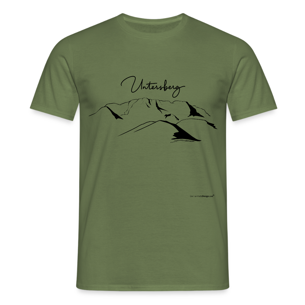 Untersberg Männer Premium T-Shirt in vers. Farben 1xDruck Schwarz - Militärgrün