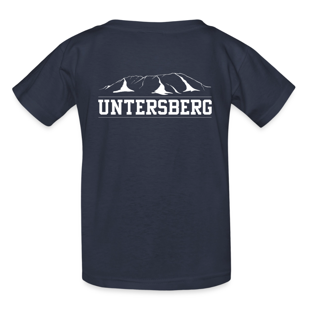 Kinder Untersberg T-Shirt von Russell - Navy