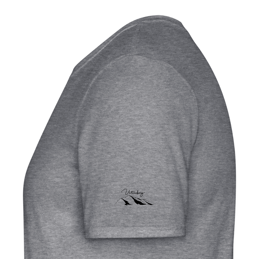 Untersberg Männer Premium T-Shirt vers. Farben 4xDruck Schwarz - Graphit meliert