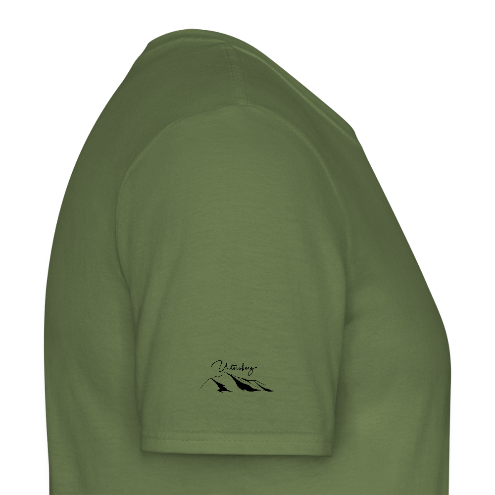 Untersberg Männer Premium T-Shirt vers. Farben 4xDruck Schwarz - Militärgrün