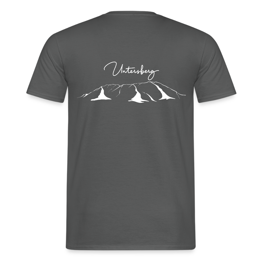 Untersberg Männer Premium T-Shirt vers. Farben 2xDruck Weiss - Anthrazit