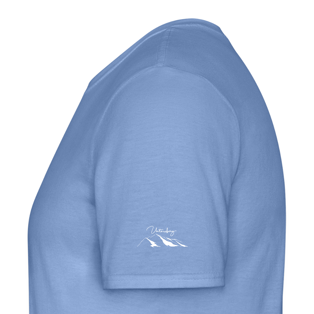 Untersberg Männer Premium T-Shirt vers. Farben 4xDruck Weiss - carolina blue