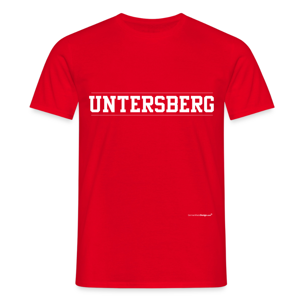 Männer Untersberg T-Shirt - Rot