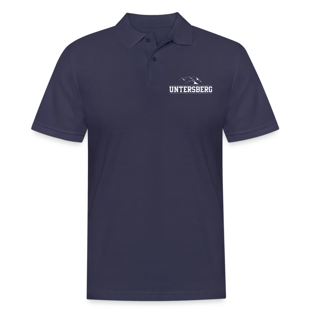 Männer Poloshirt "Untersberg" exklusiv in schwarz - Navy
